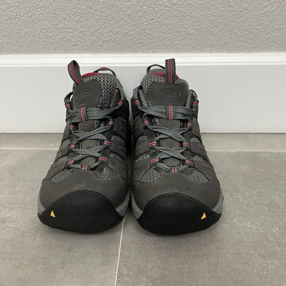 Keen Koven Women’s Size 8 Gray Hiking Trail Outdoors Hiking Walking Shoes